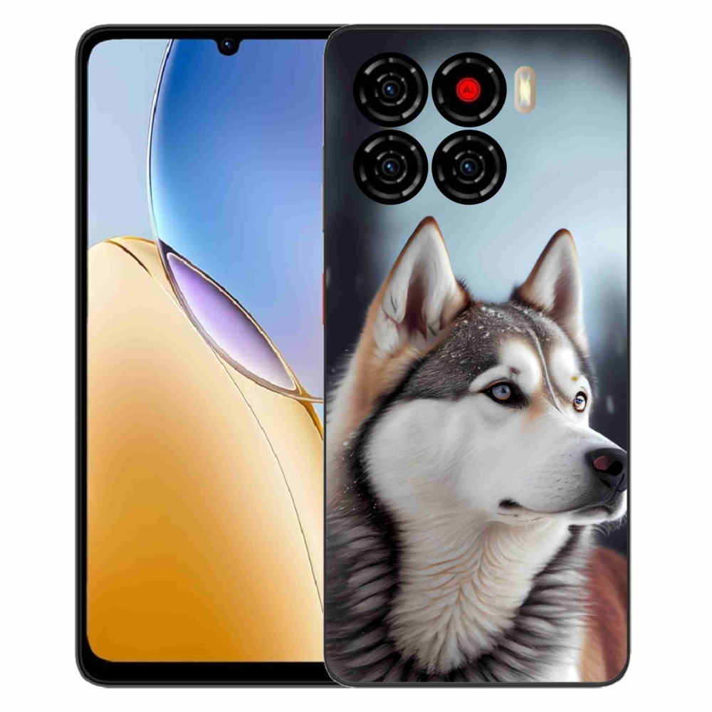 ZTE Blade A56 zselés tok mmCase - Szibériai husky