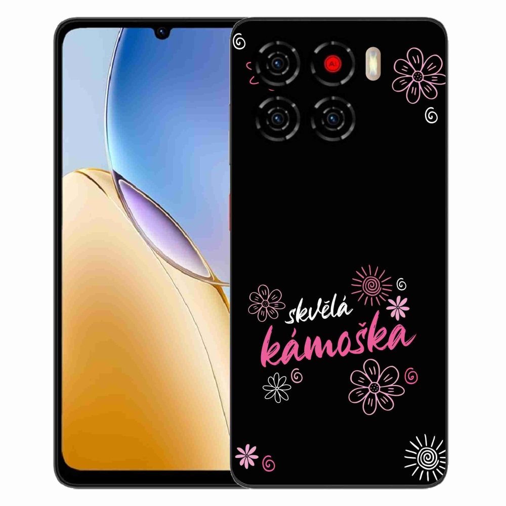 ZTE Blade A56 zselés tok mmCase - nagyszerű haver fekete háttérrel