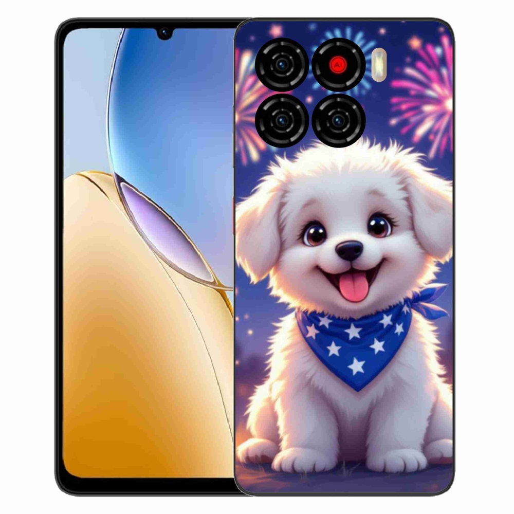 ZTE Blade A56 zselés tok mmCase - ünnepi kölyökkutyakölyök