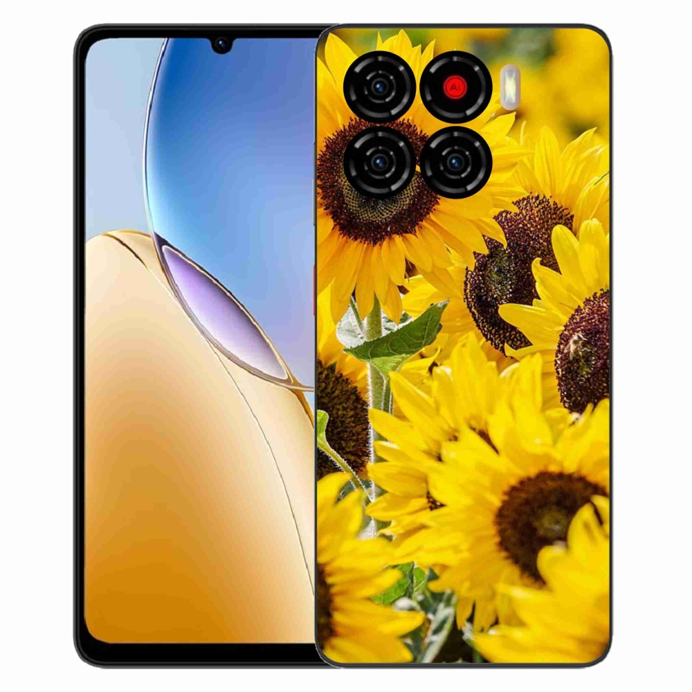ZTE Blade A56 zselés tok mmCase - napraforgó