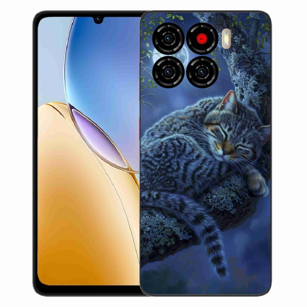 ZTE Blade A56 zselés tok mmCase - alvó macska