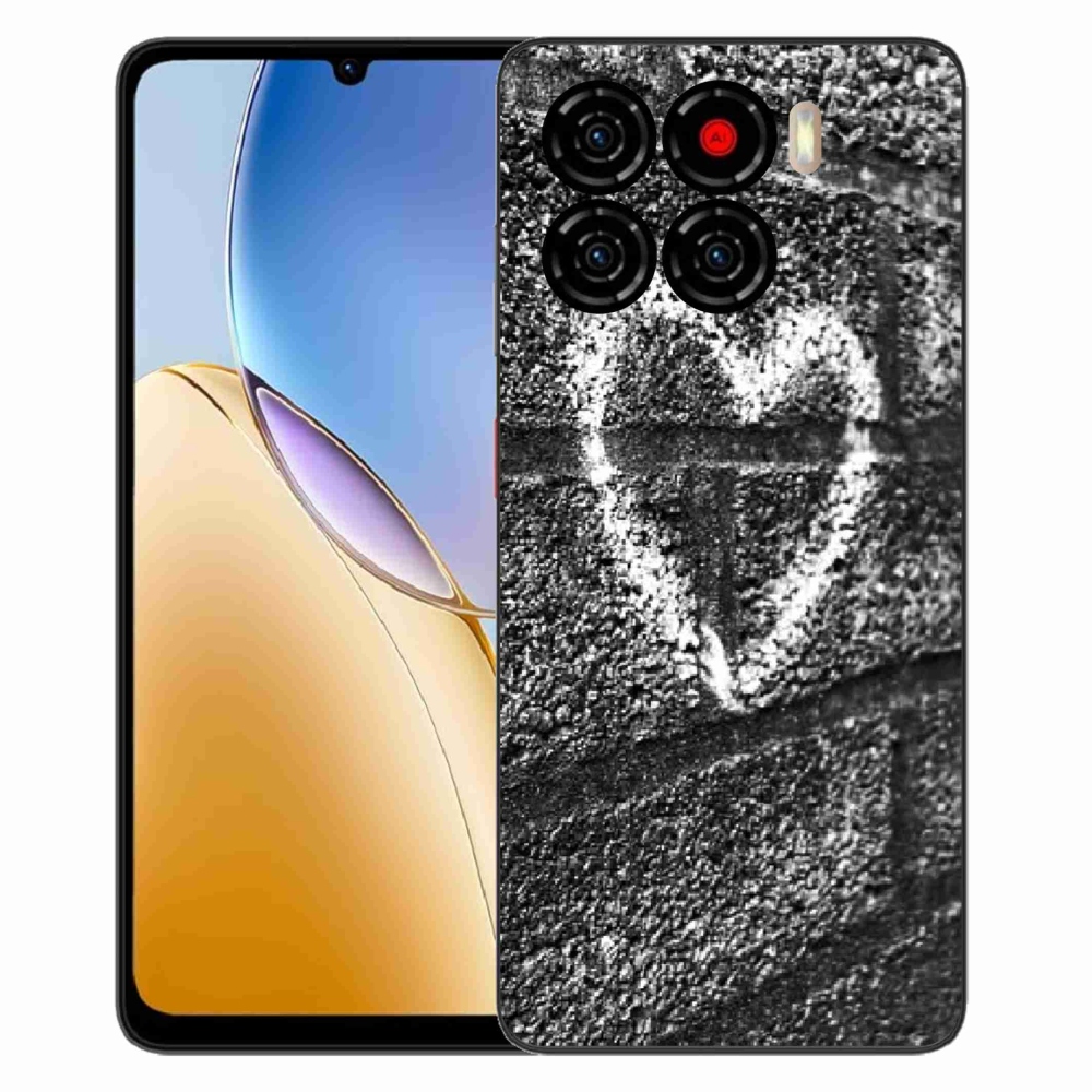 ZTE Blade A56 zselés borító mmCase - szív a falon