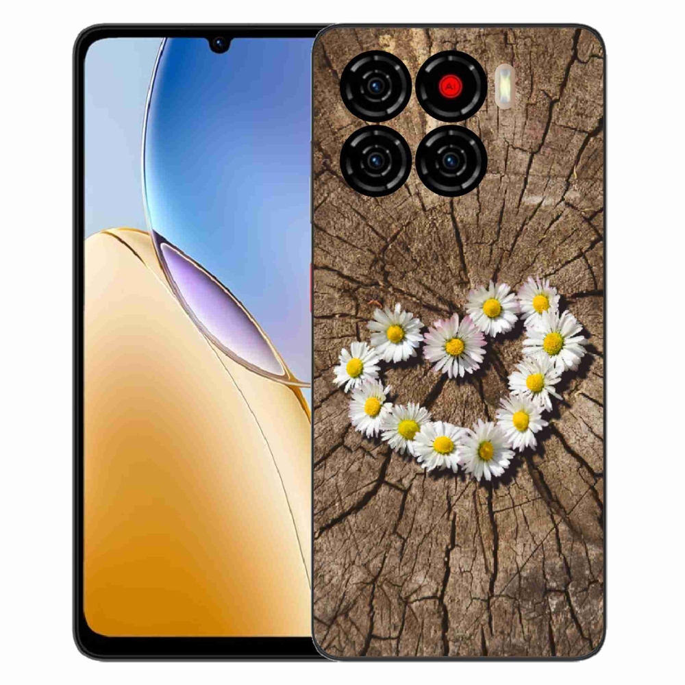 ZTE Blade A56 zselés tok mmCase - Százszorszépek szíve