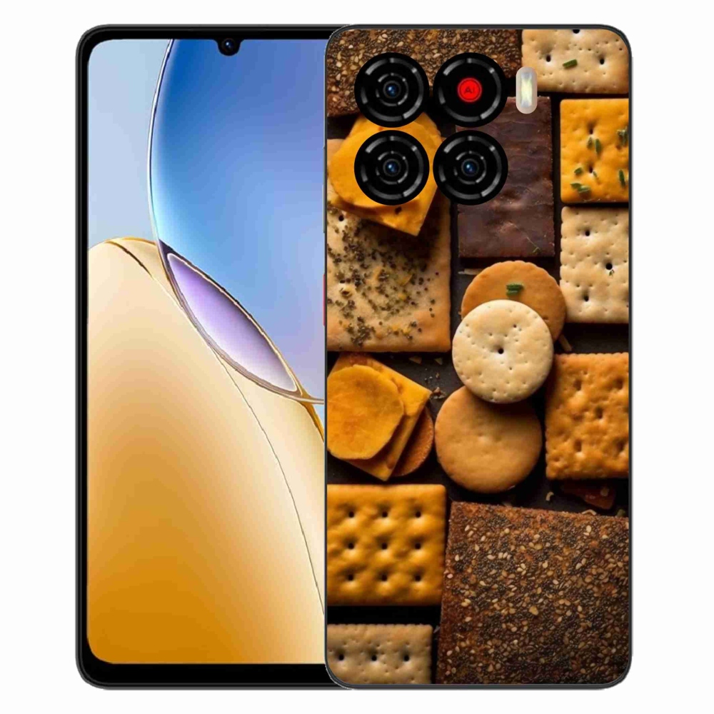 ZTE Blade A56 zselés tok mmCase - kekszek