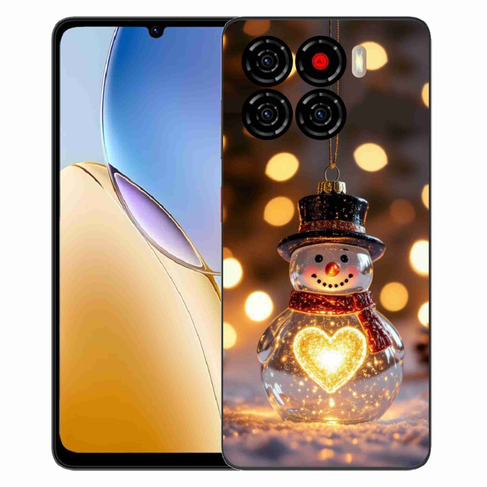 ZTE Blade A56 zselés tok mmCase - Karácsonyi hóember