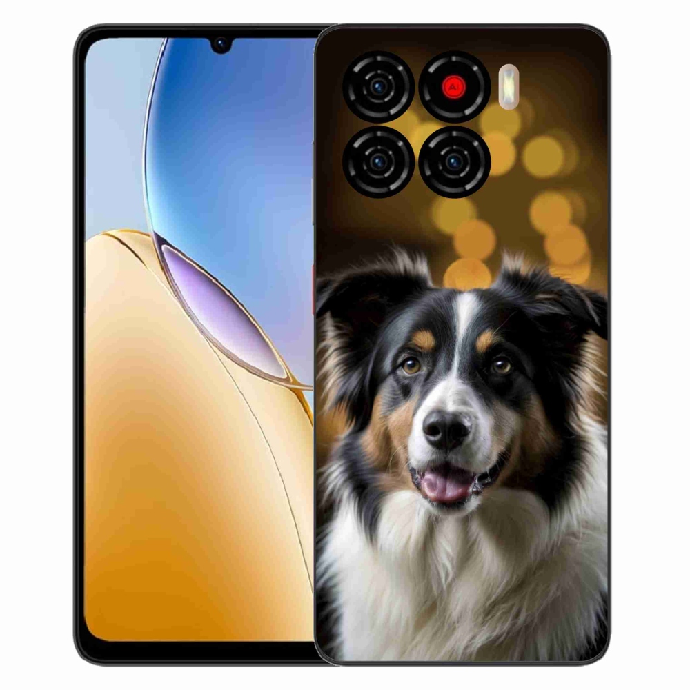 ZTE Blade A56 zselés borító mmCase - mosolygó ausztrál juhászkutya