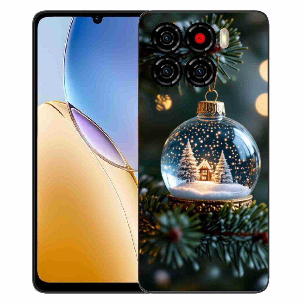 ZTE Blade A56 zselés borító mmCase - Karácsonyi gömbök 2