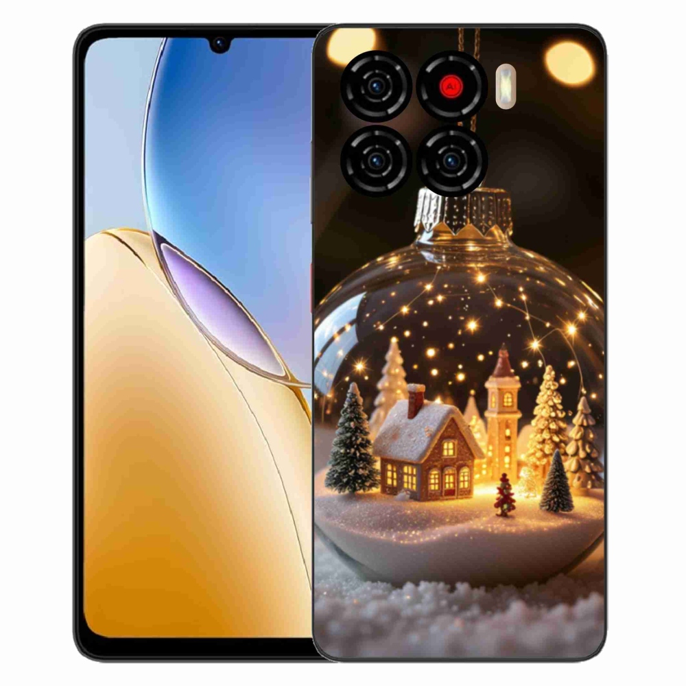 ZTE Blade A56 zselés borító mmCase - Karácsonyi gömbök 3