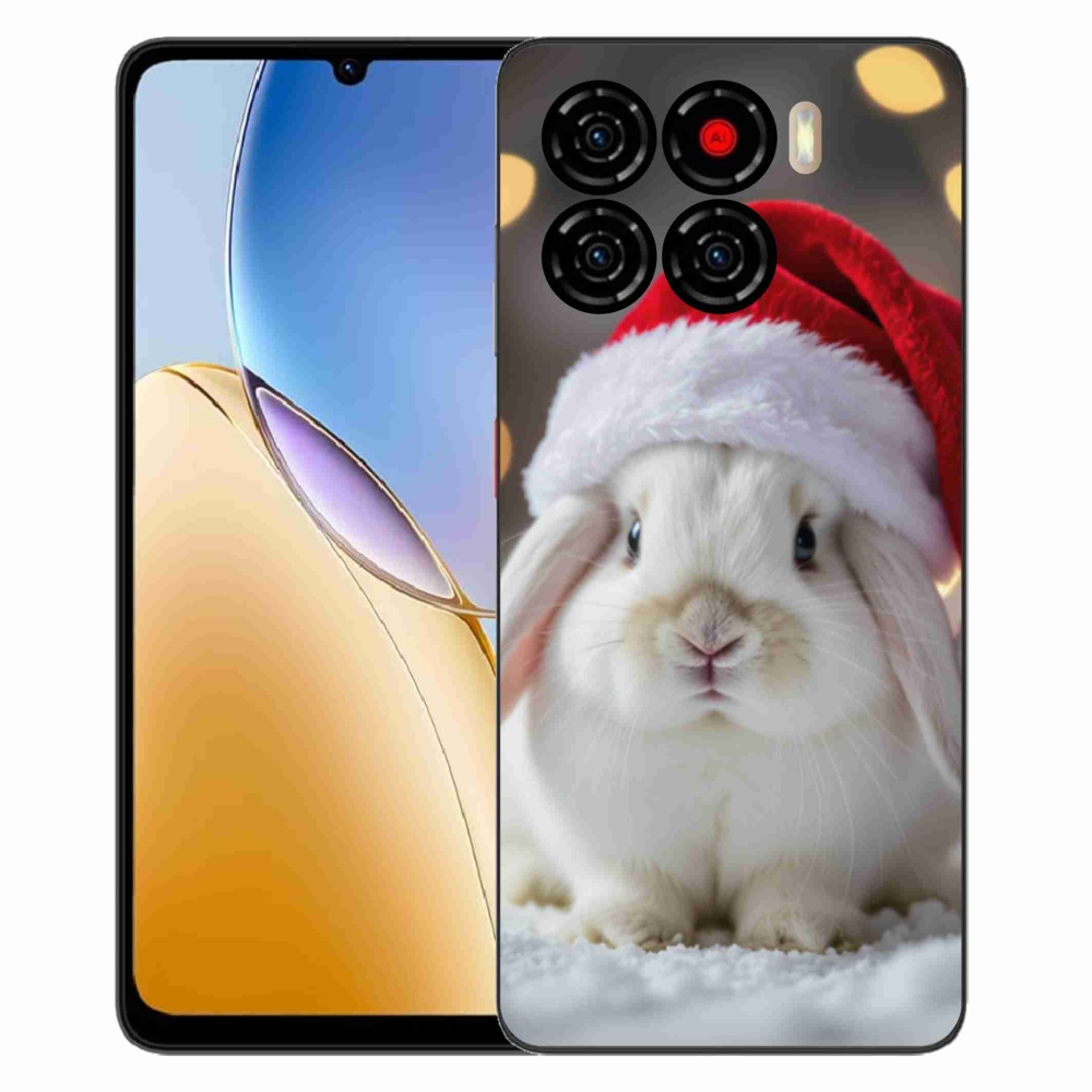 ZTE Blade A56 zselés tok mmCase - Karácsonyi nyúl