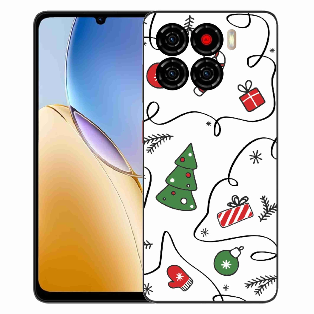 ZTE Blade A56 zselés tok mmCase - karácsonyi motívumok