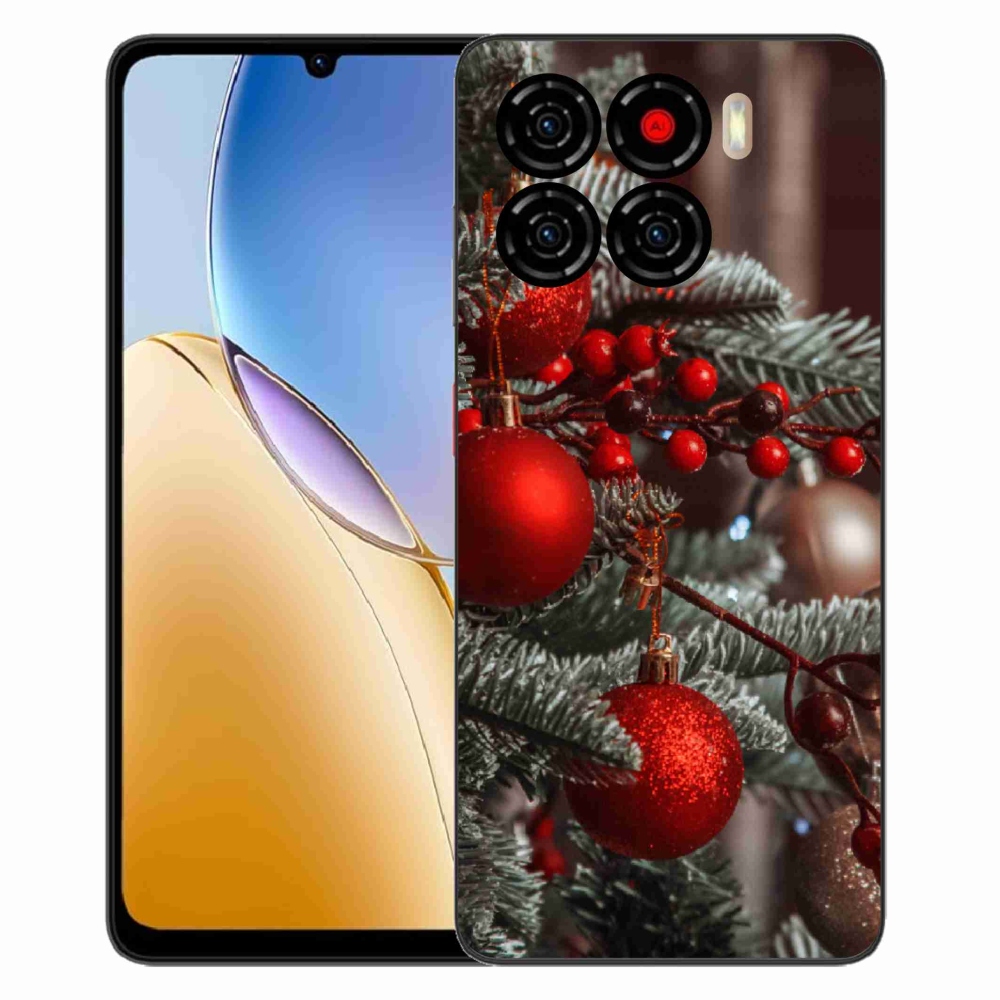 ZTE Blade A56 zselés borítás mmCase - karácsonyi dekorációk 2