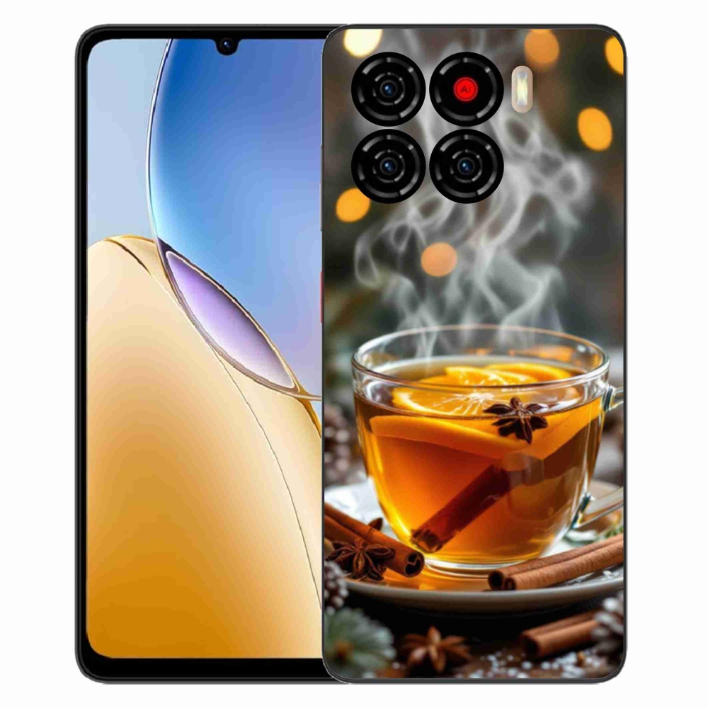 ZTE Blade A56 zselés tok mmCase - karácsonyi lyukasztás