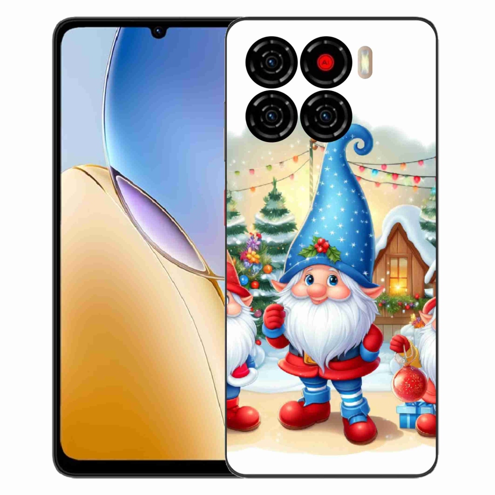 ZTE Blade A56 zselés tok mmCase - Karácsonyi manók