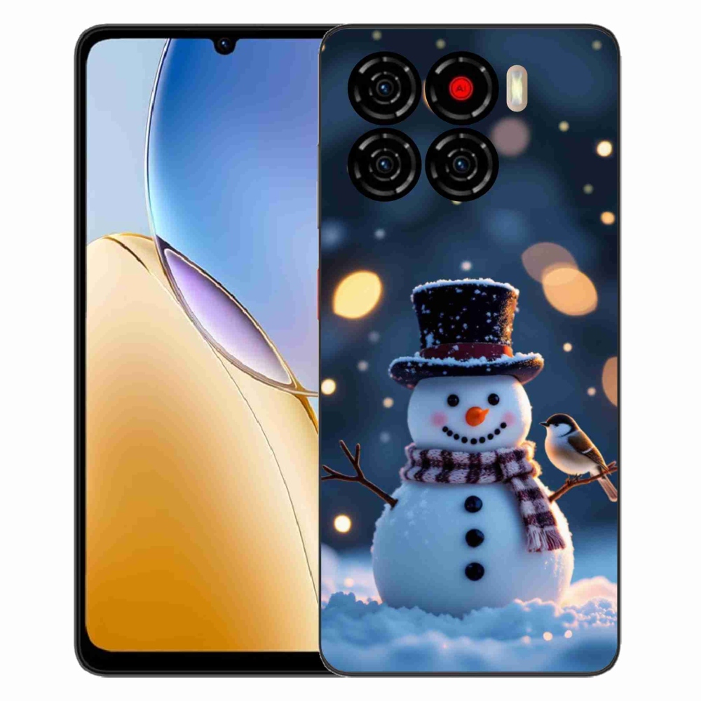 ZTE Blade A56 zselés tok mmCase - Karácsonyi hóember
