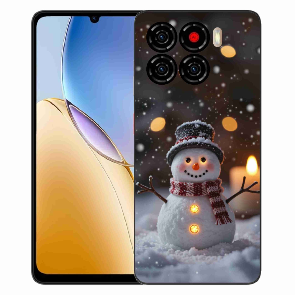 ZTE Blade A56 zselés borító mmCase - boldog hóemberhez