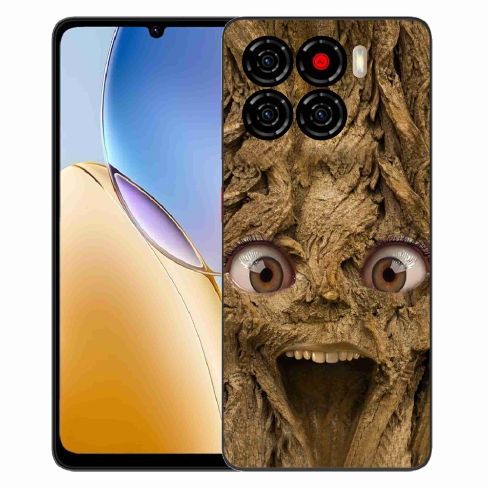 ZTE Blade A56 zselés borító mmCase - vidám fa szemekkel