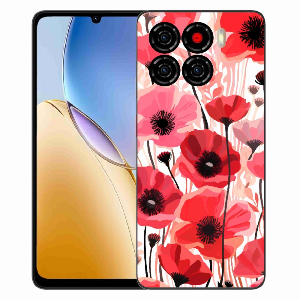 ZTE Blade A56 zselés tok mmCase - mákos 1