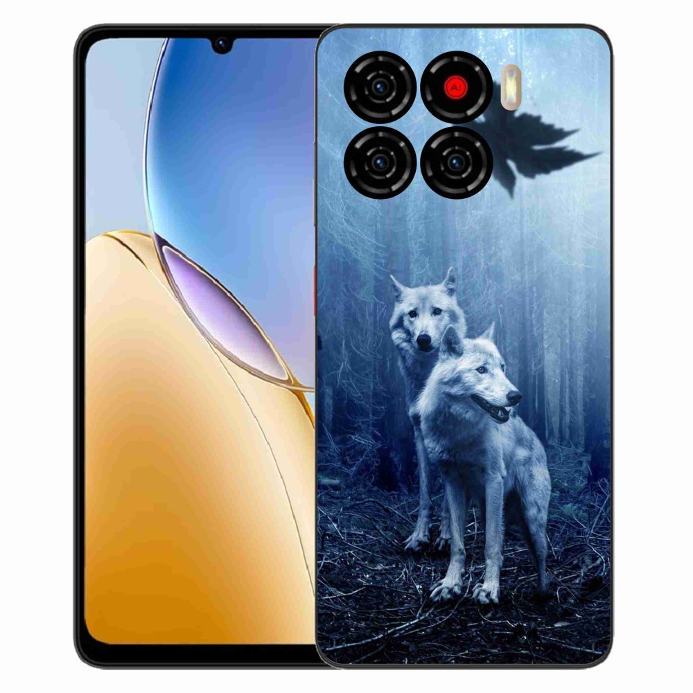 ZTE Blade A56 zselés tok mmCase - farkasok az erdőben