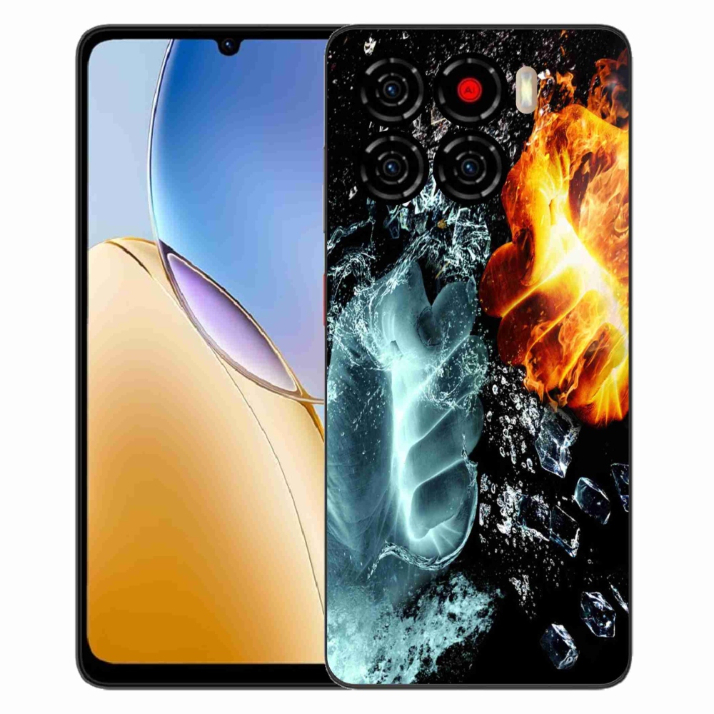 ZTE Blade A56 zselés tok mmCase - víz és tűz