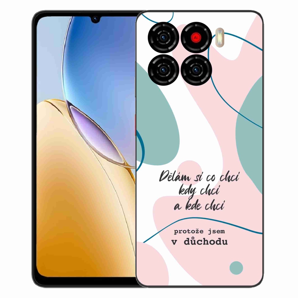 ZTE Blade A56 zselés borító mmCase - vicces szöveg 10 fehér háttér