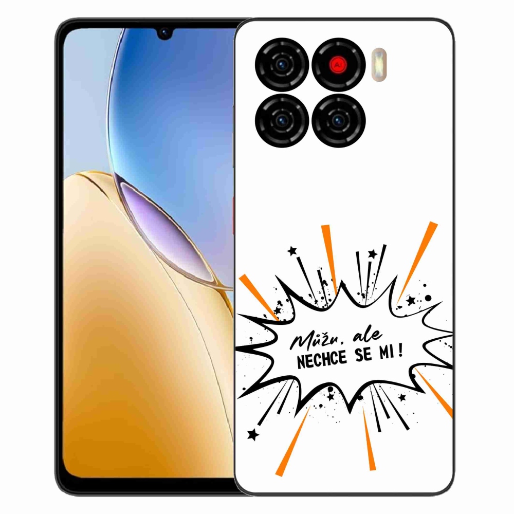 ZTE Blade A56 zselés borító mmCase - vicces szöveg 11 fehér háttér
