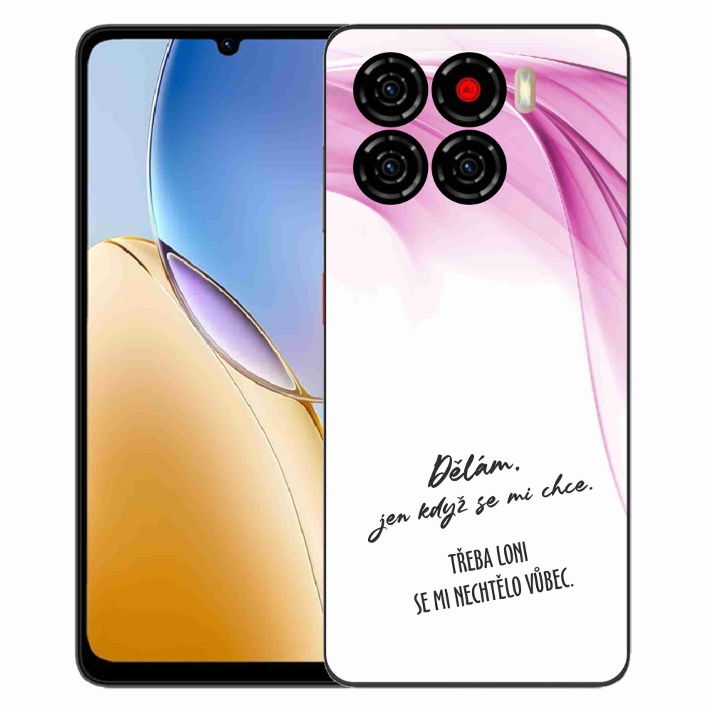 ZTE Blade A56 zselés borító mmCase - vicces szöveg 12 fehér háttér