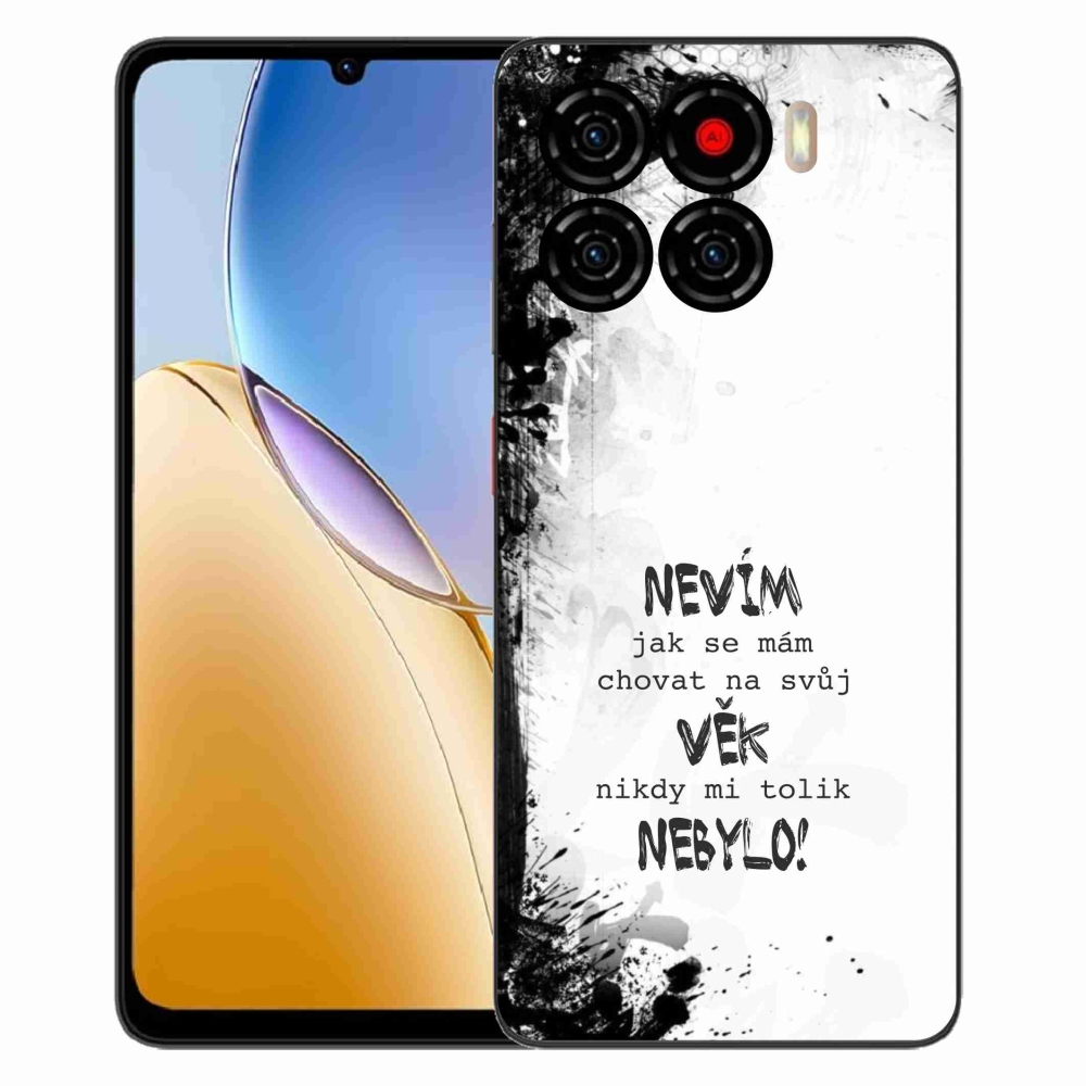 ZTE Blade A56 zselés borító mmCase - vicces szöveg 14 fehér háttér