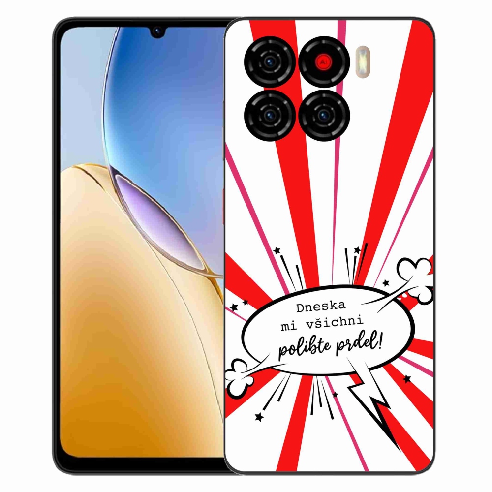 ZTE Blade A56 zselés borító mmCase - vicces szöveg 15 fehér háttérrel