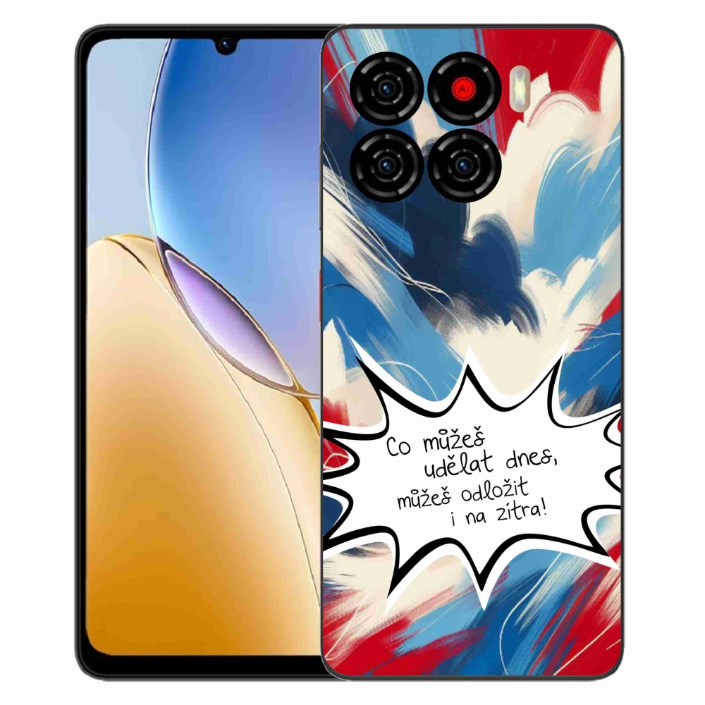 ZTE Blade A56 zselés borító mmCase - vicces szöveg 9 fehér háttér