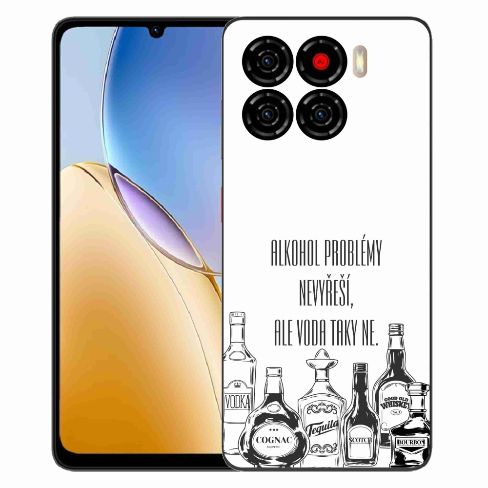 ZTE Blade A56 zselés borító mmCase - vicces szöveg fehér háttérrel