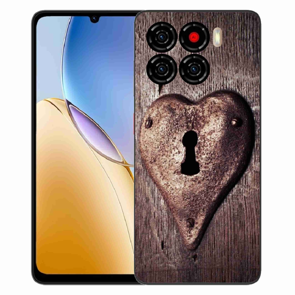 ZTE Blade A56 zselés tok mmCase - szív alakú zárral