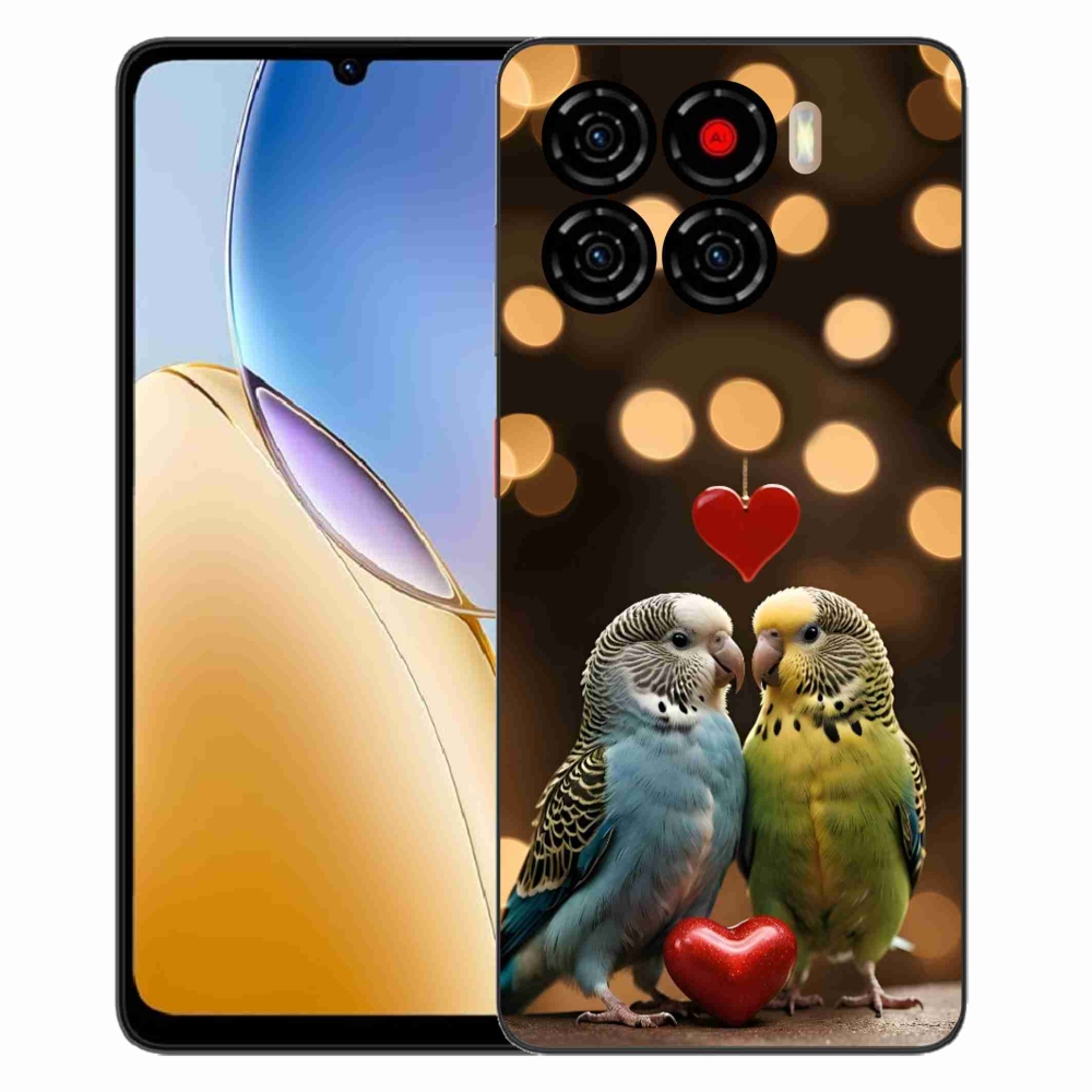 ZTE Blade A56 zselés tok mmCase - szerelmes papagájok