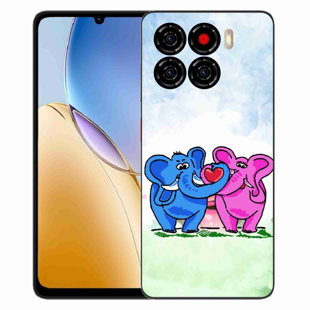 ZTE Blade A56 zselés borító mmCase - szerelmes elefántok