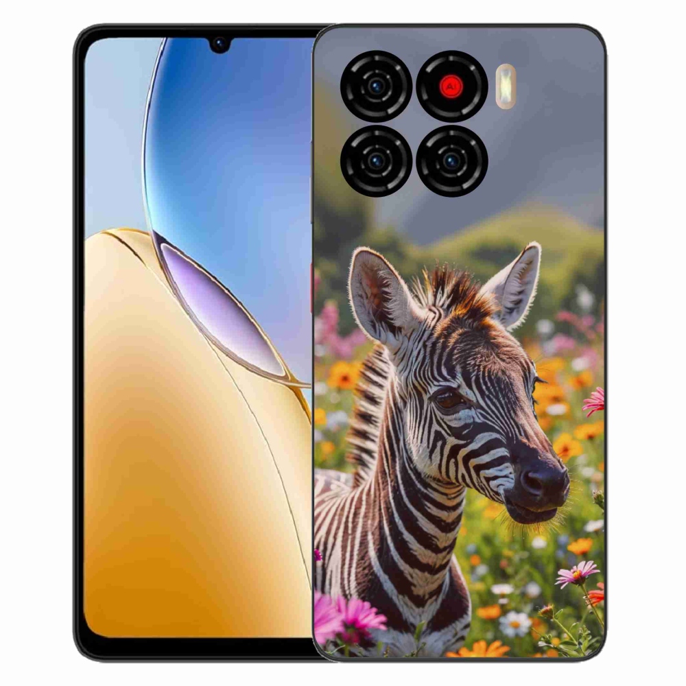 ZTE Blade A56 zselés tok mmCase - zebra a réten