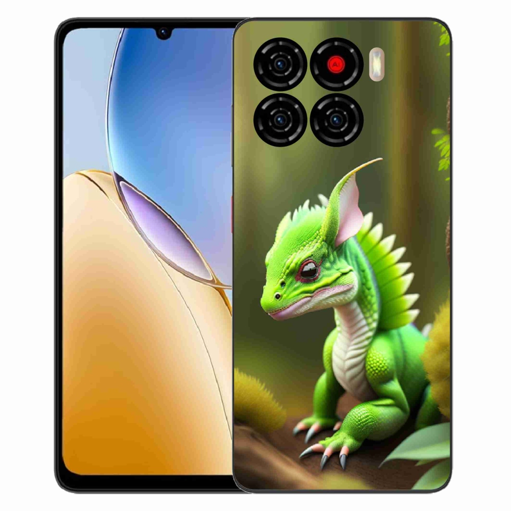 ZTE Blade A56 zselés tok mmCase - zöld sárkány