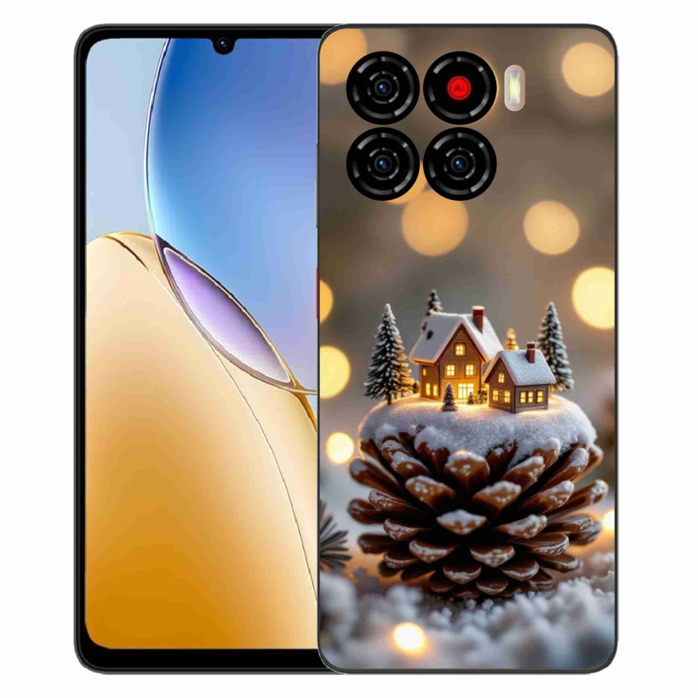 ZTE Blade A56 zselés tok mmCase - téli falu