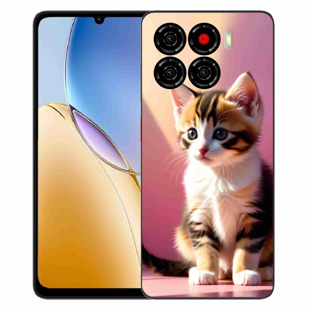 ZTE Blade A56 zselés tok mmCase - kíváncsi cica 2