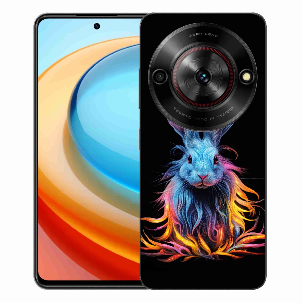 ZTE Blade A75 zselés borító mmCase - absztrakt nyúl