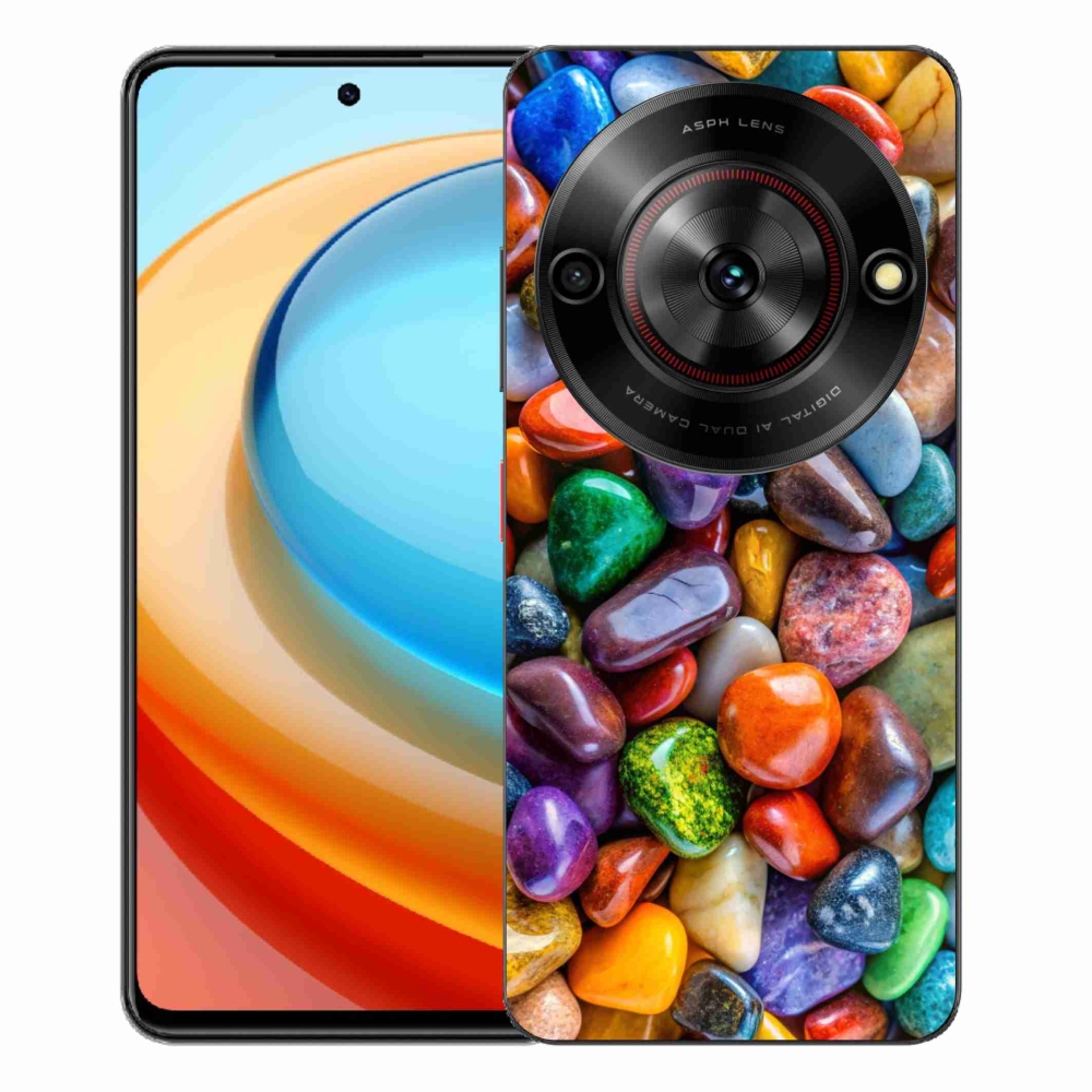 ZTE Blade A75 zselés tok mmCase - színes strasszkövek