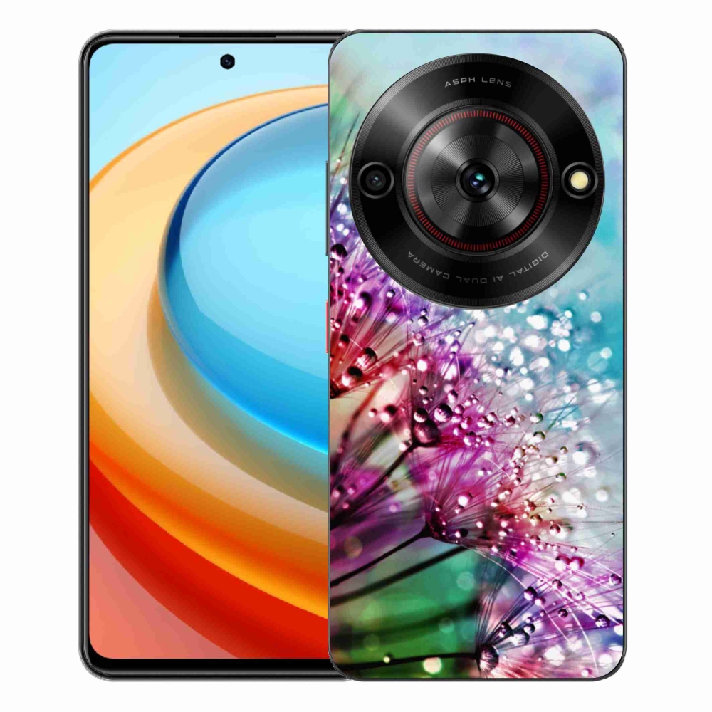 ZTE Blade A75 zselés tok mmCase - színes virágok