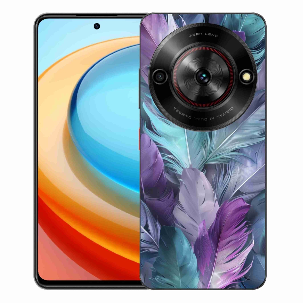 ZTE Blade A75 zselés tok mmCase - színes toll 2