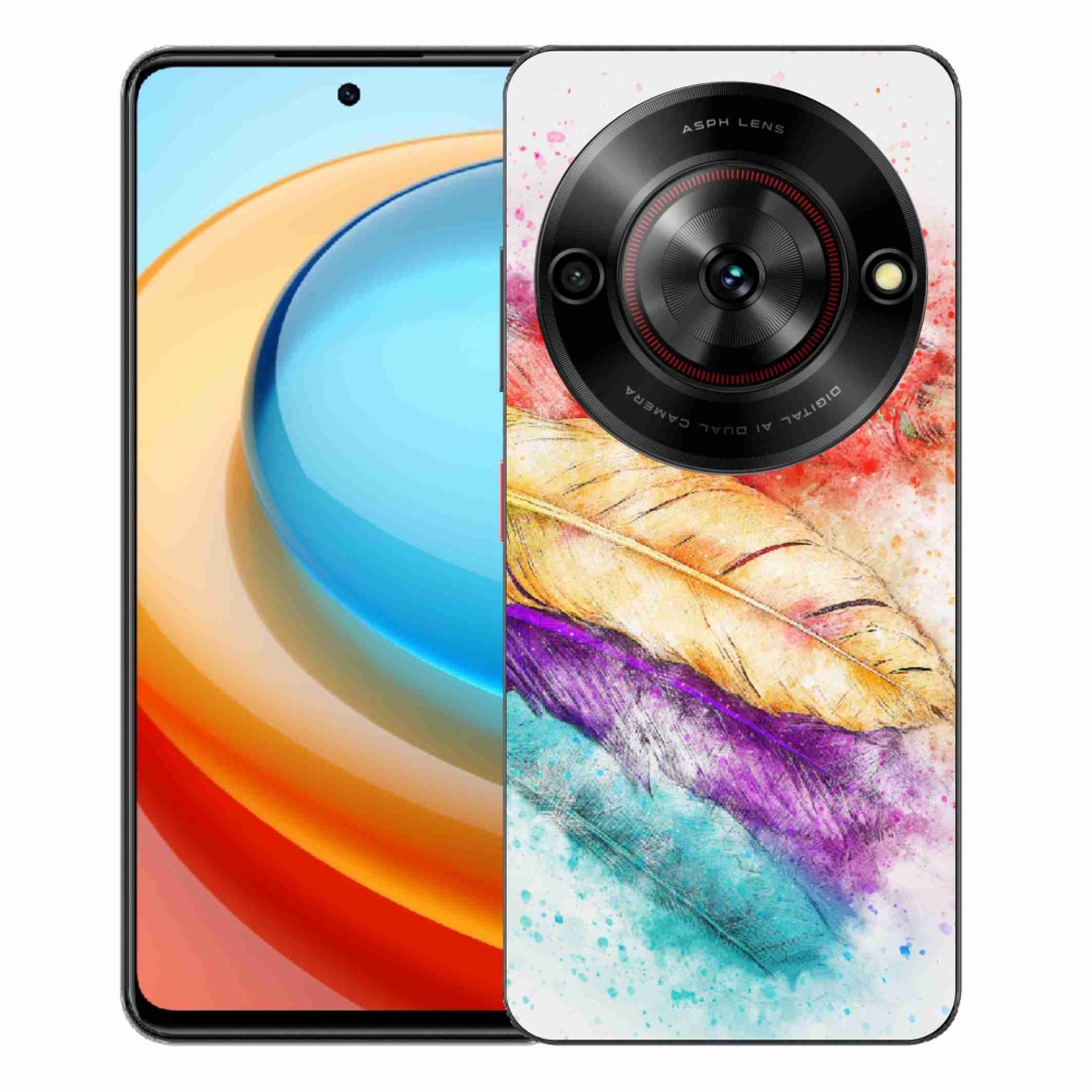 ZTE Blade A75 zselés tok mmCase - színes toll
