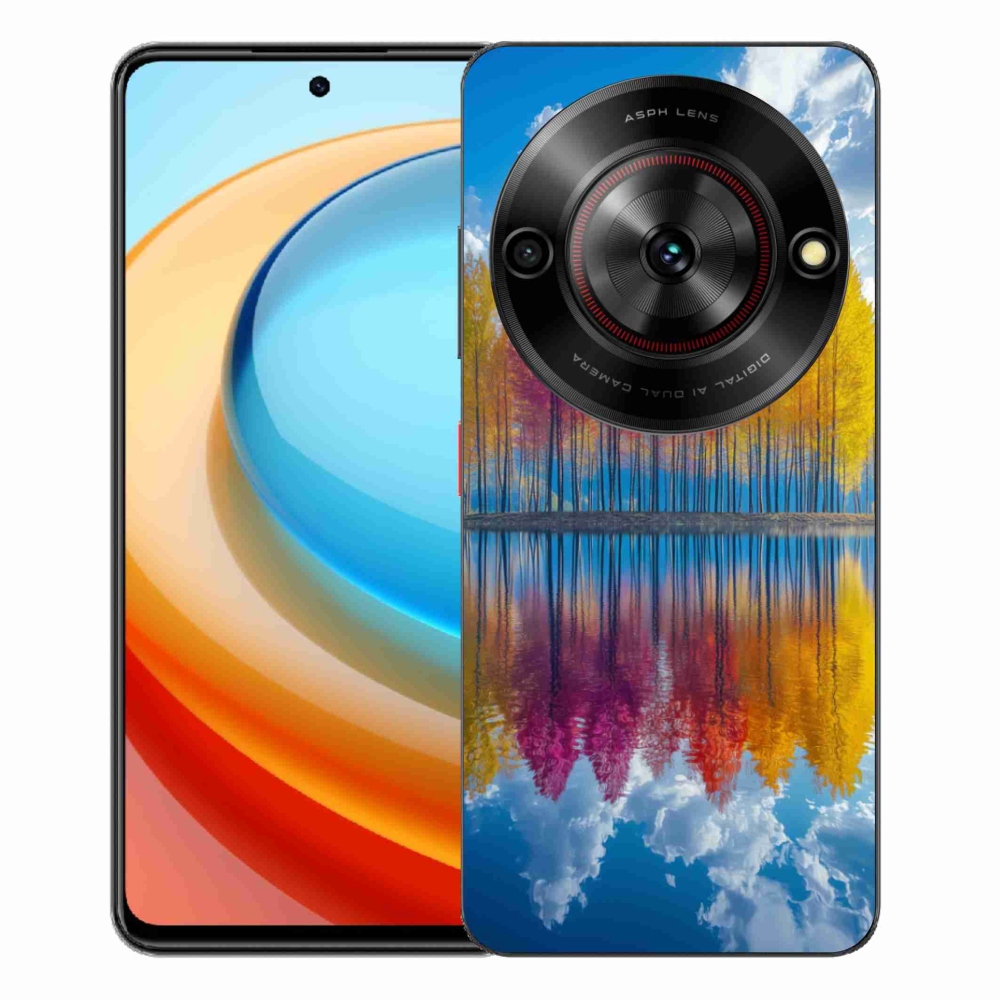 ZTE Blade A75 zselés borítás mmCase - színes fák