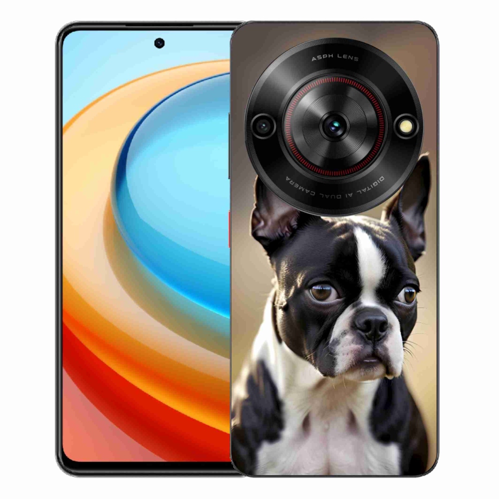 ZTE Blade A75 zselés tok mmCase - Boston Terrier