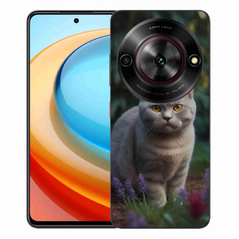 ZTE Blade A75 zselés tok mmCase - Brit macska
