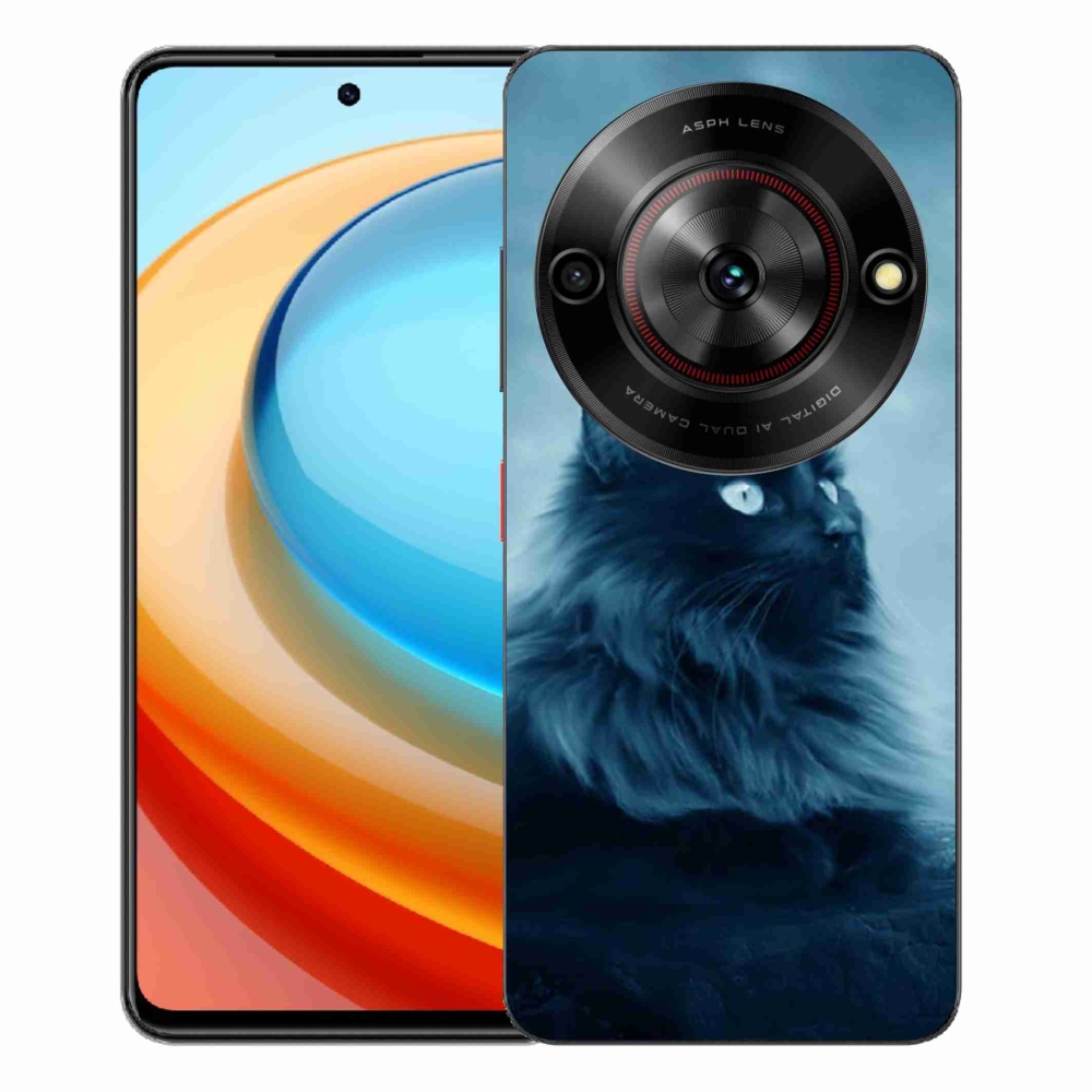 ZTE Blade A75 zselés tok mmCase - fekete kat 1