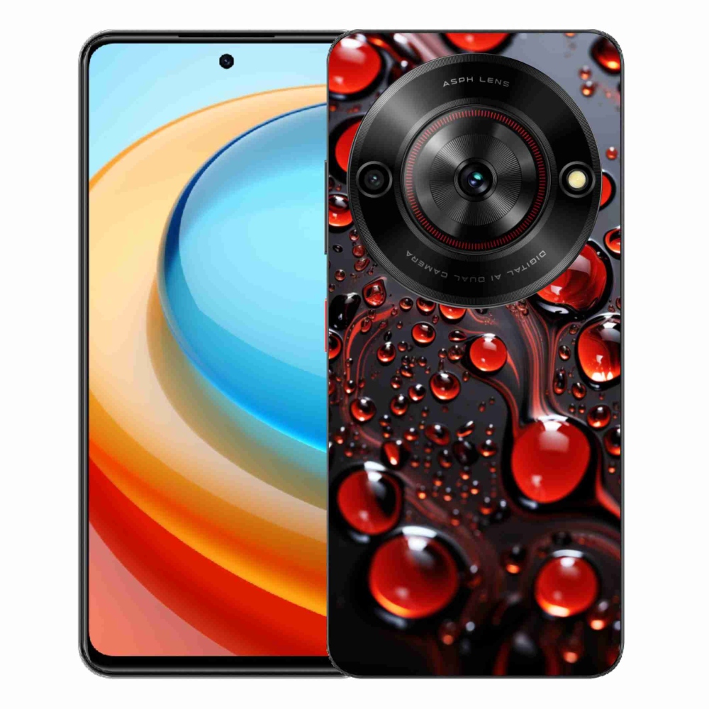 ZTE Blade A75 zselés tok mmCase - piros csepp 2