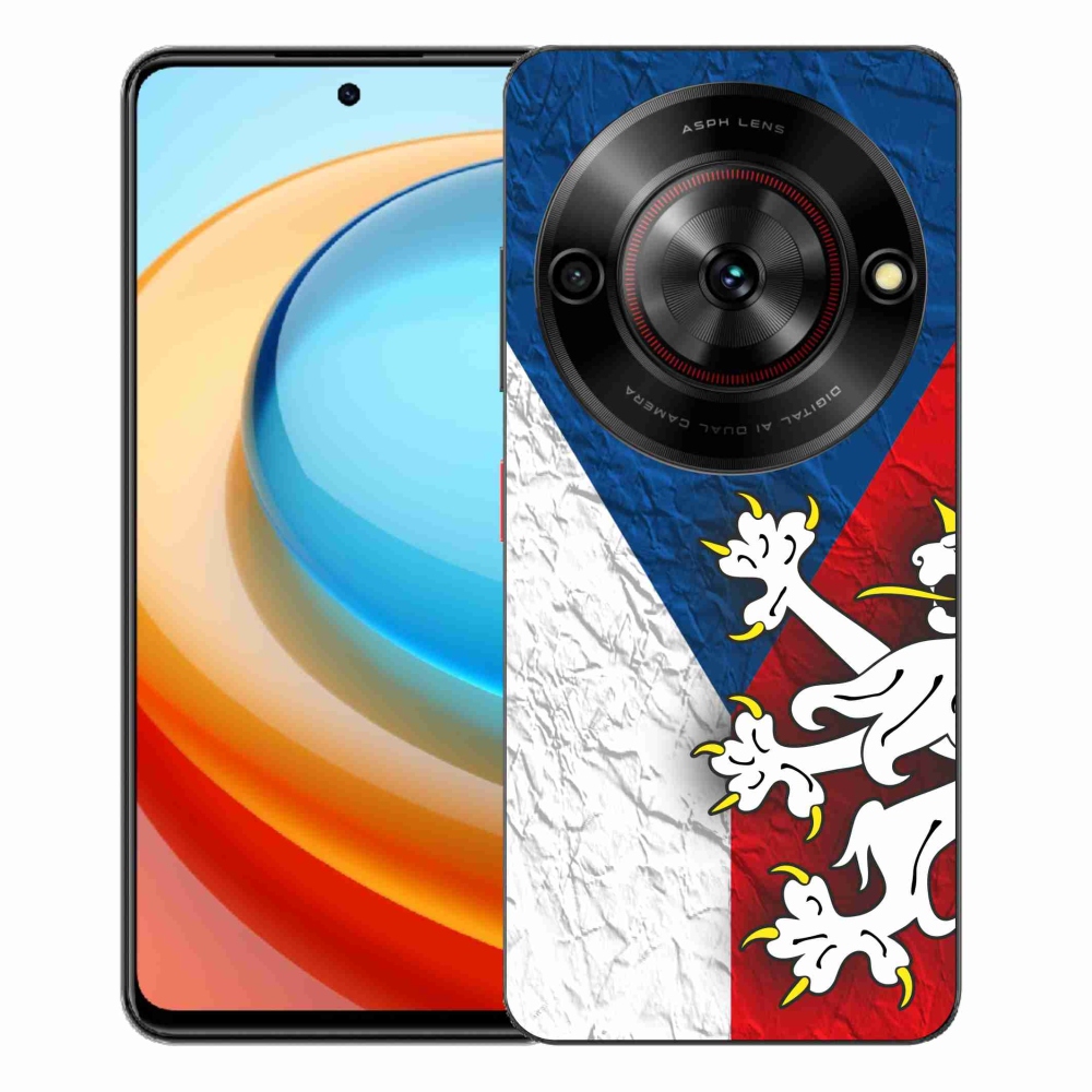 ZTE Blade A75 zselés tok mmCase - cseh zászló 1