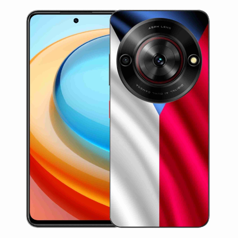 ZTE Blade A75 zselés tok mmCase - cseh zászlóhoz