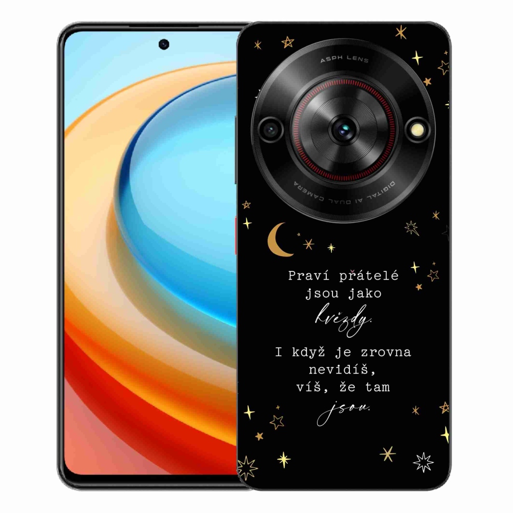 ZTE Blade A75 zselés borítás mmCase - idézem 6 fekete háttér